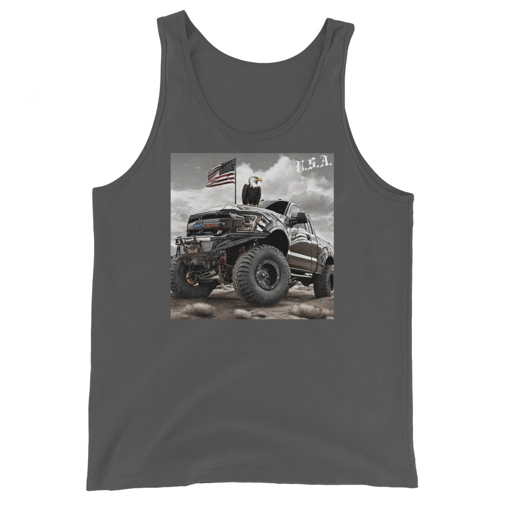 U.S.A. Proud Men's Tank Top Asphalt