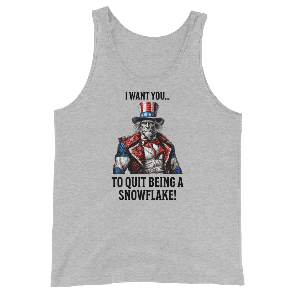 Quit Being a Snowflake Men's Tank Top Athletic Heather