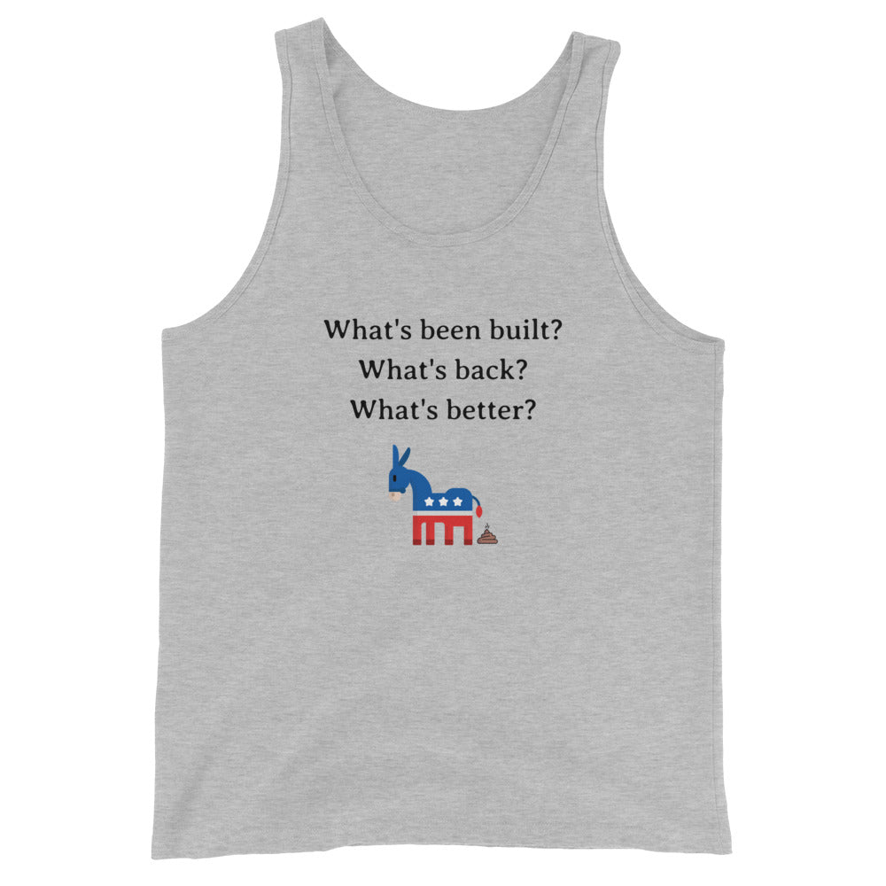 Liberal Lies Graphic Men's Tank Top Athletic Heather
