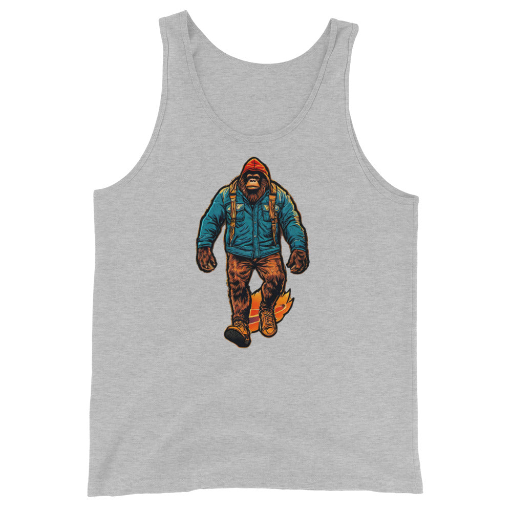 Bigfoot on a Hike Men's Tank Top Athletic Heather