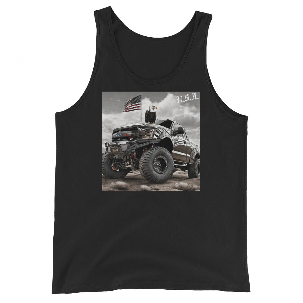 U.S.A. Proud Men's Tank Top Black