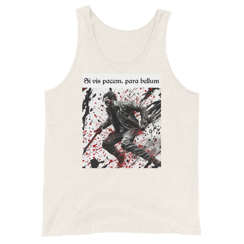 If You Want Peace, Prepare for War Men's Tank Top Oatmeal Triblend