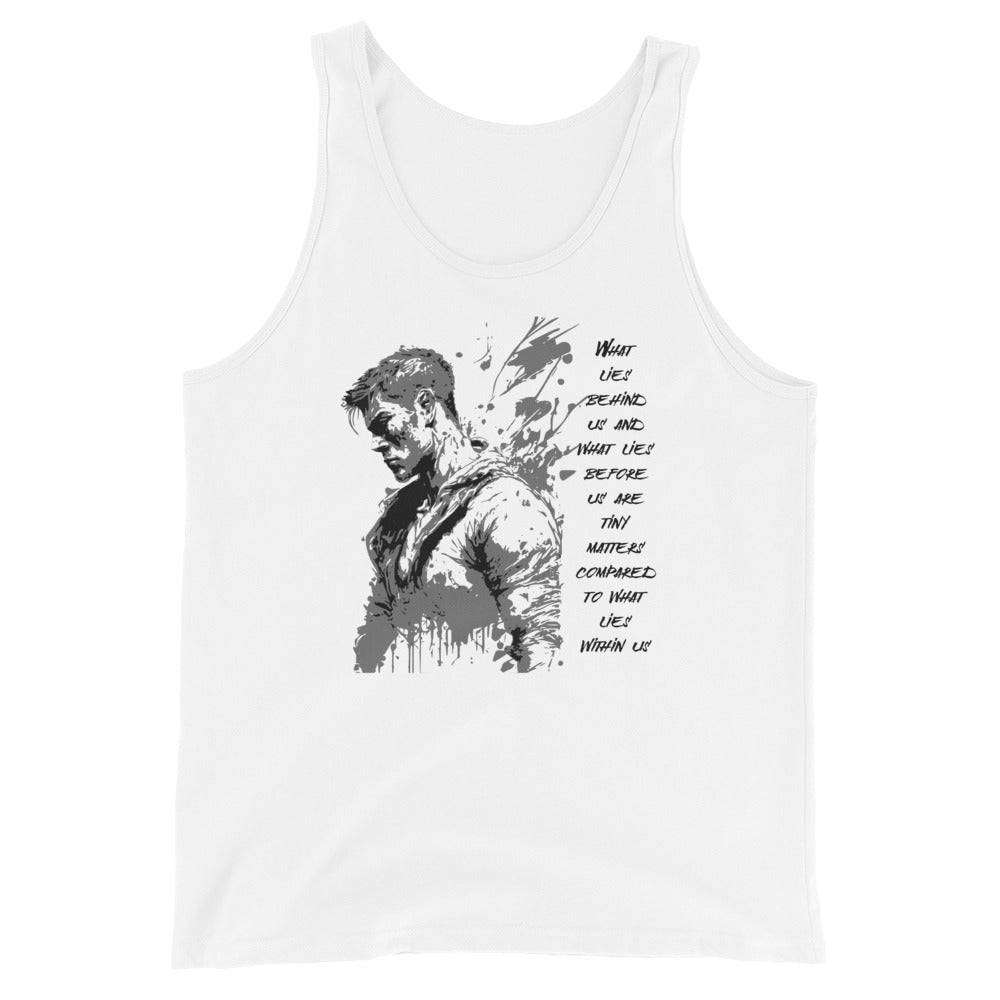What Lies Within Us Men's Tank Top White