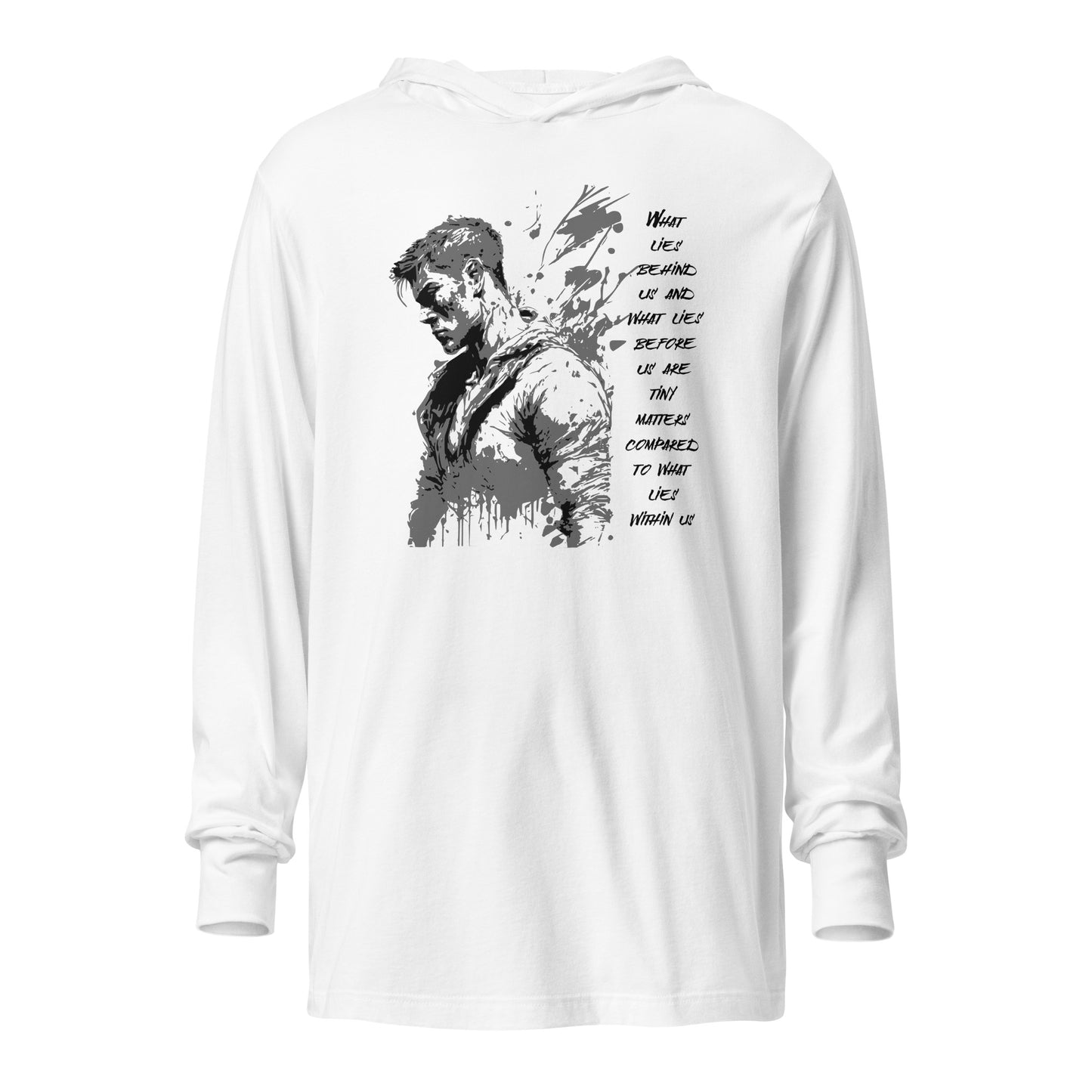 What Lies Within Us Men's Hooded Long-Sleeve Tee