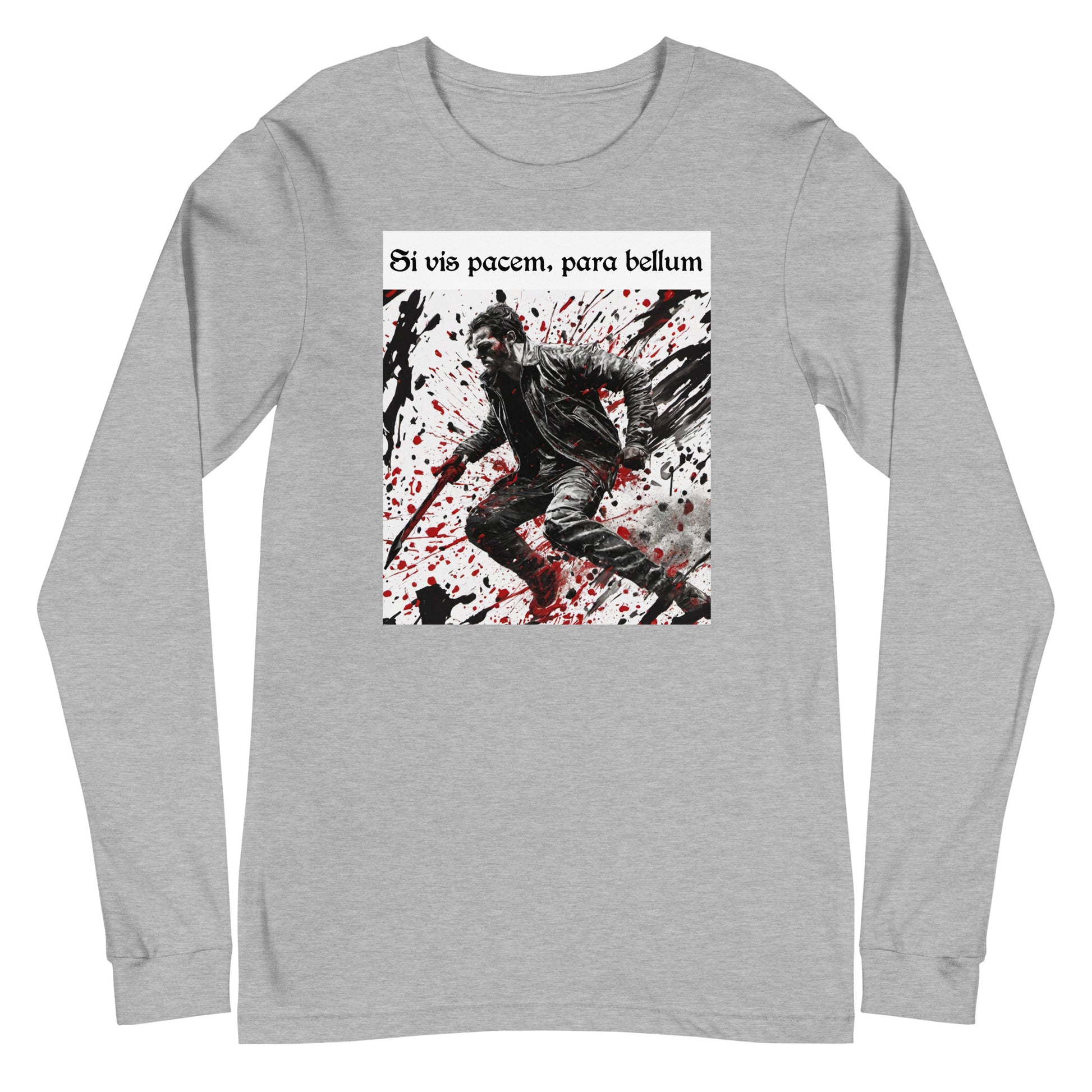 If You Want Peace, Prepare for War Men's Long Sleeve Tee Athletic Heather