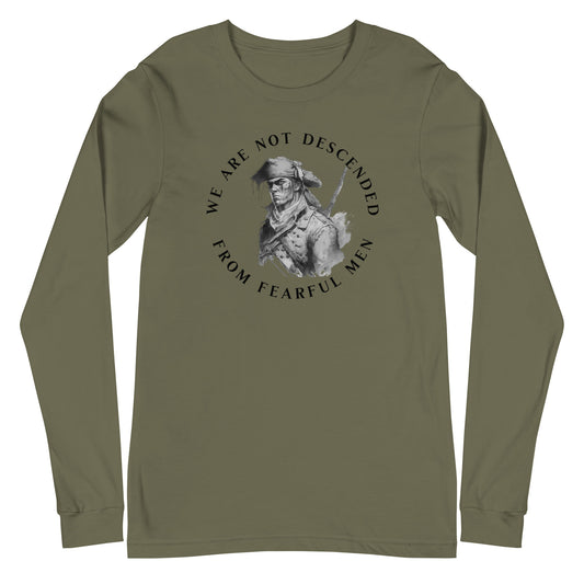 Fearless Patriot Long Sleeve Tee Military Green