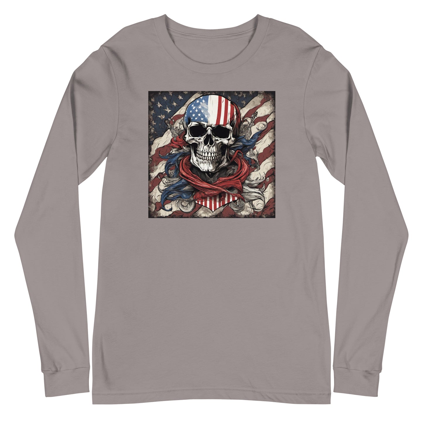 Red, White, & Blue Swashbuckler Long Sleeve Tee Storm