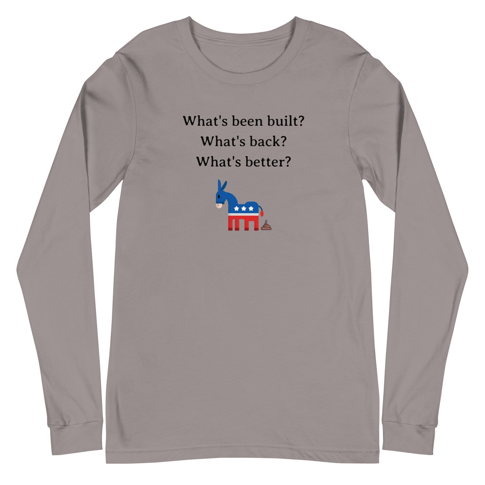 Liberal Lies Graphic Long Sleeve Tee Storm