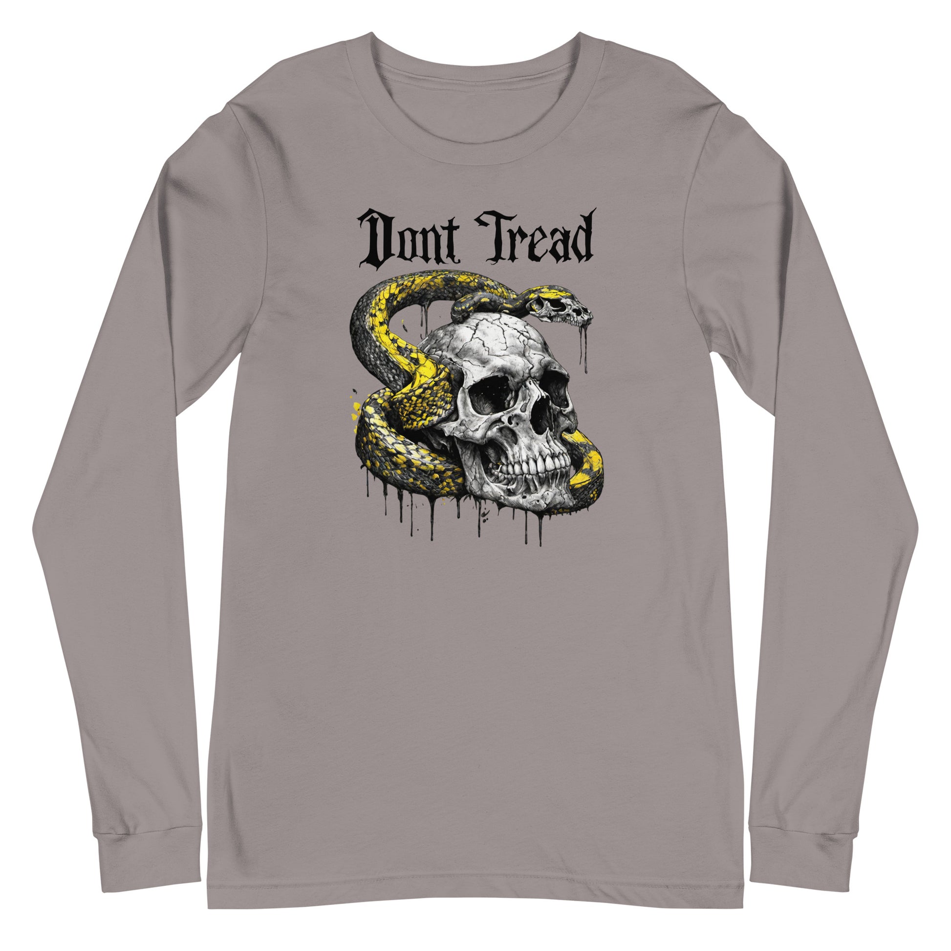 Don't Tread Snake & Skull 2nd Amendment Long Sleeve Tee Storm
