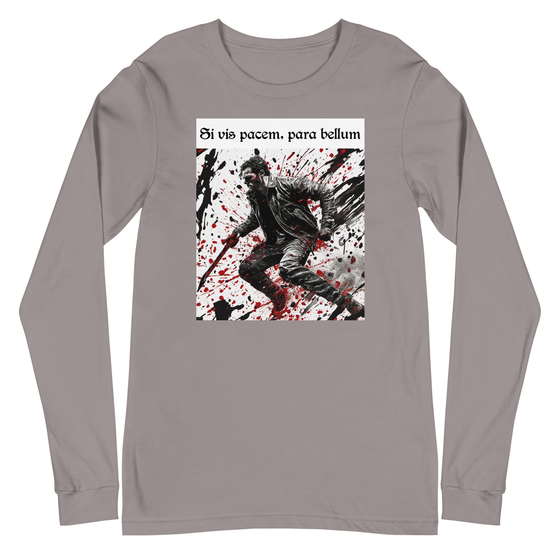 If You Want Peace, Prepare for War Men's Long Sleeve Tee Storm