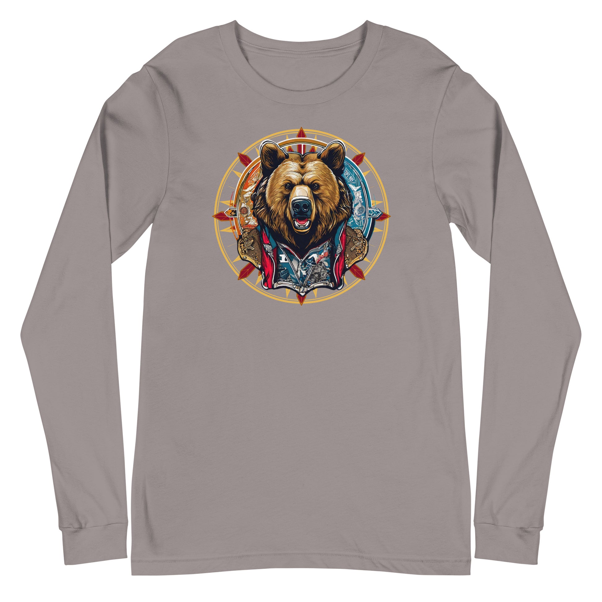 Bear Emblem Long Sleeve Tee Storm