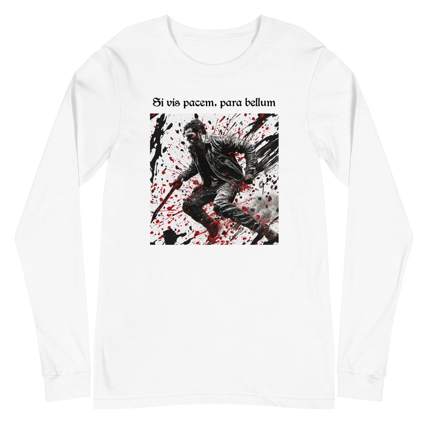 If You Want Peace, Prepare for War Men's Long Sleeve Tee White