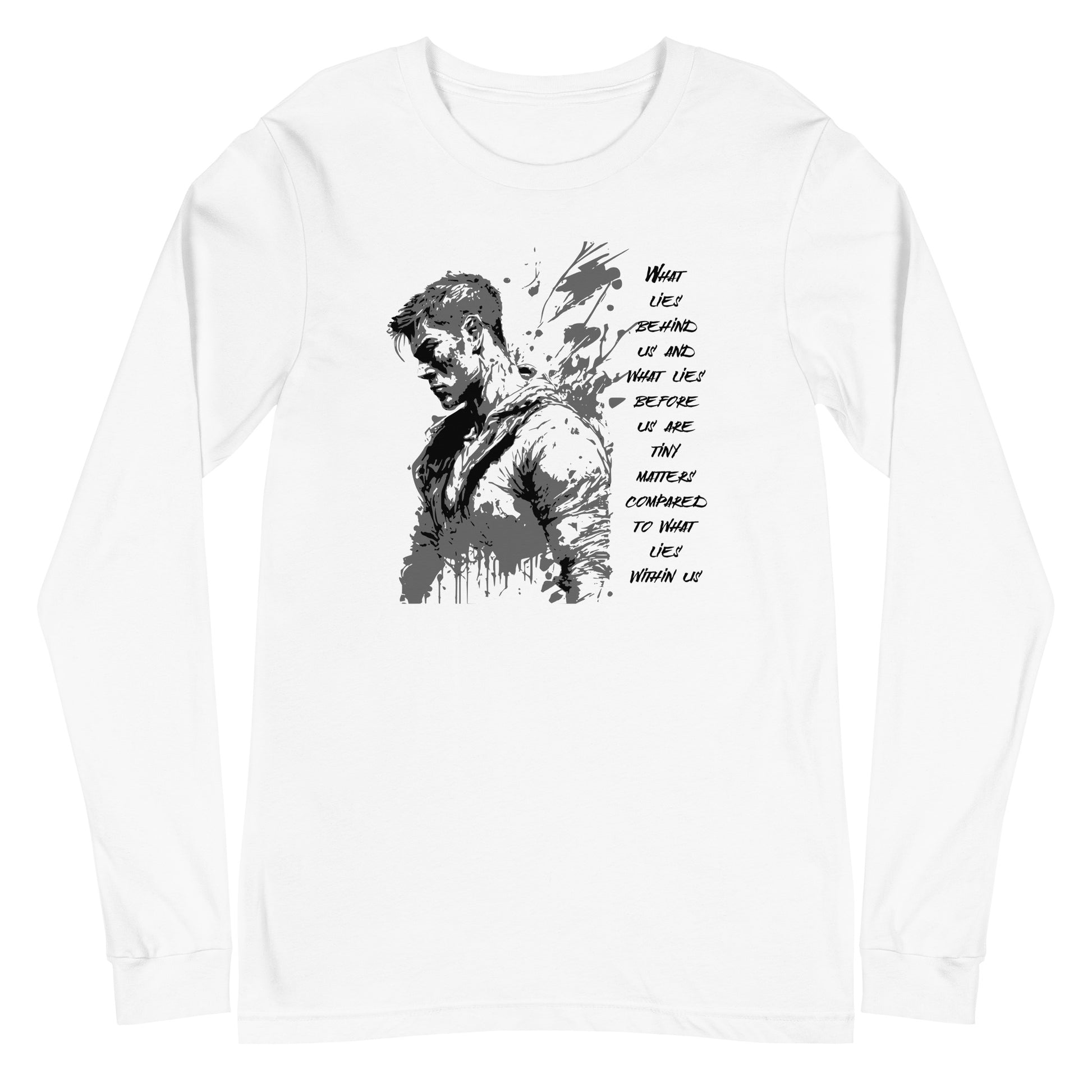 What Lies Within Us Men's Long Sleeve Tee White