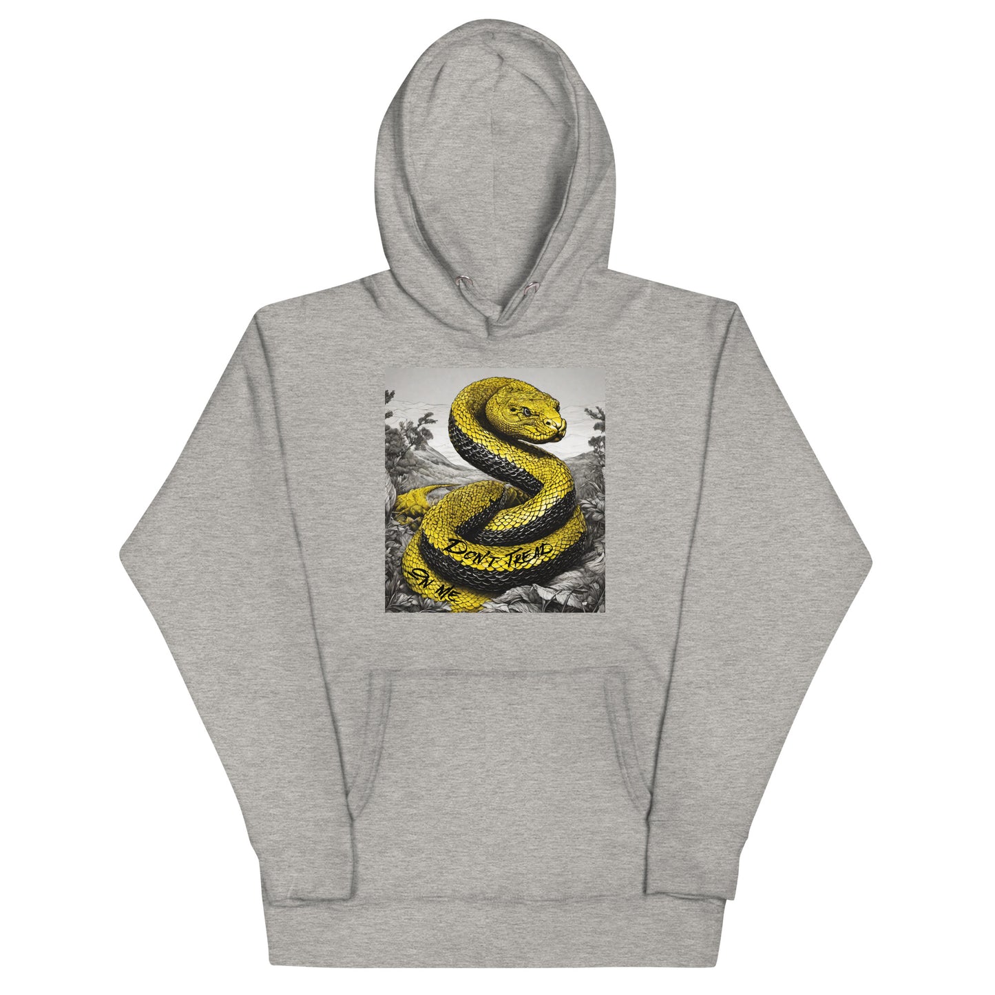 Don't Tread On Me Hoodie Carbon Grey