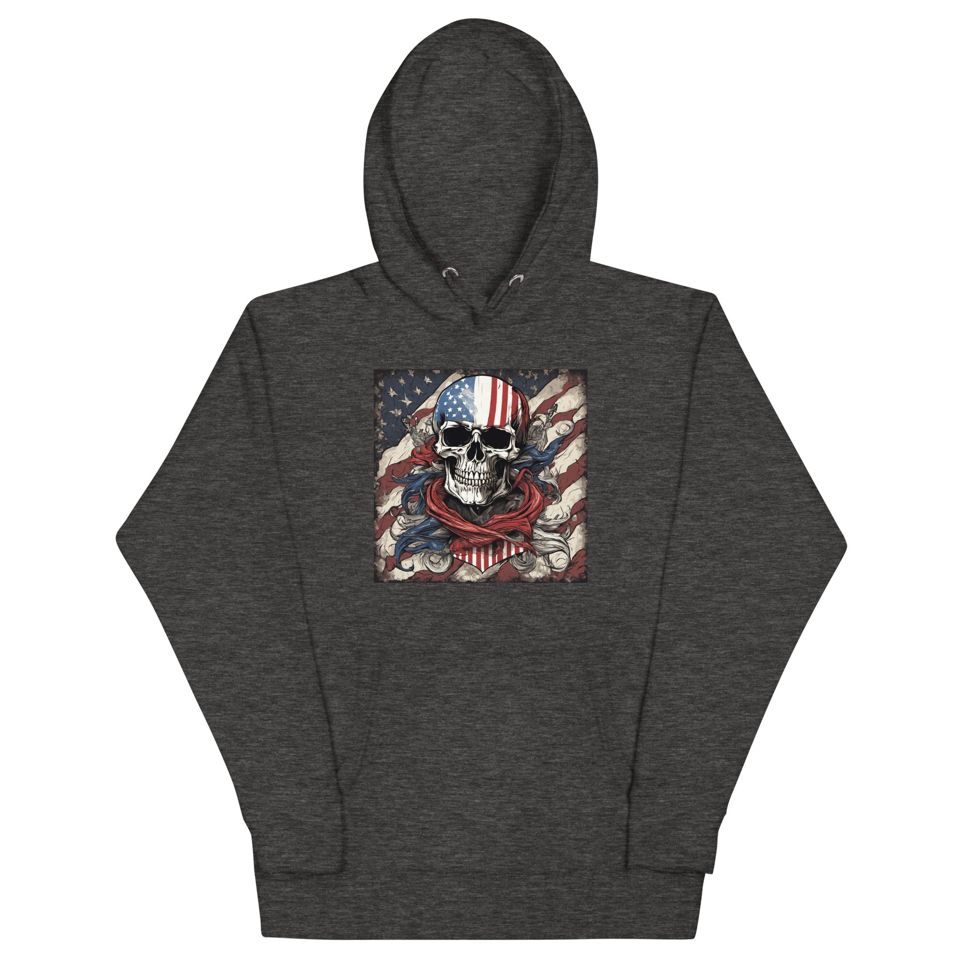 Red, White, & Blue Swashbuckler Hoodie Charcoal Heather