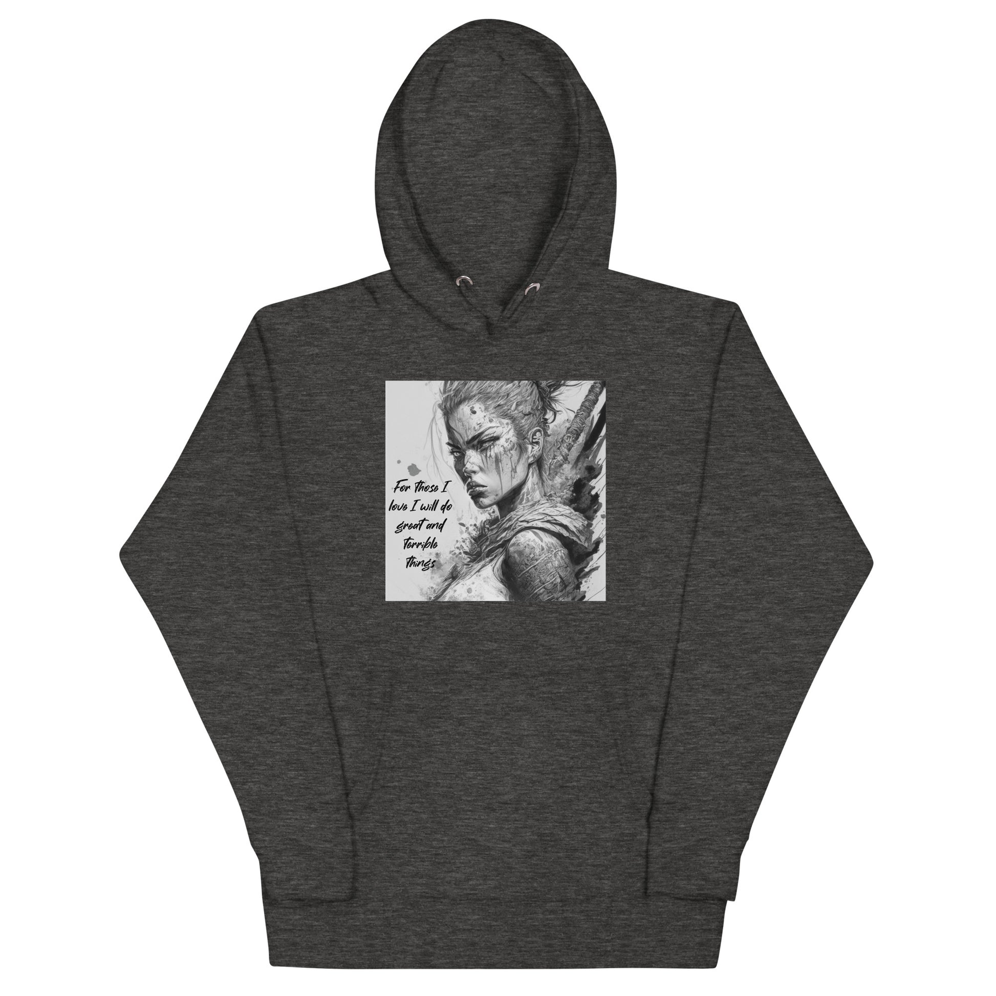 Great and Terrible Things Women's Hoodie Charcoal Heather