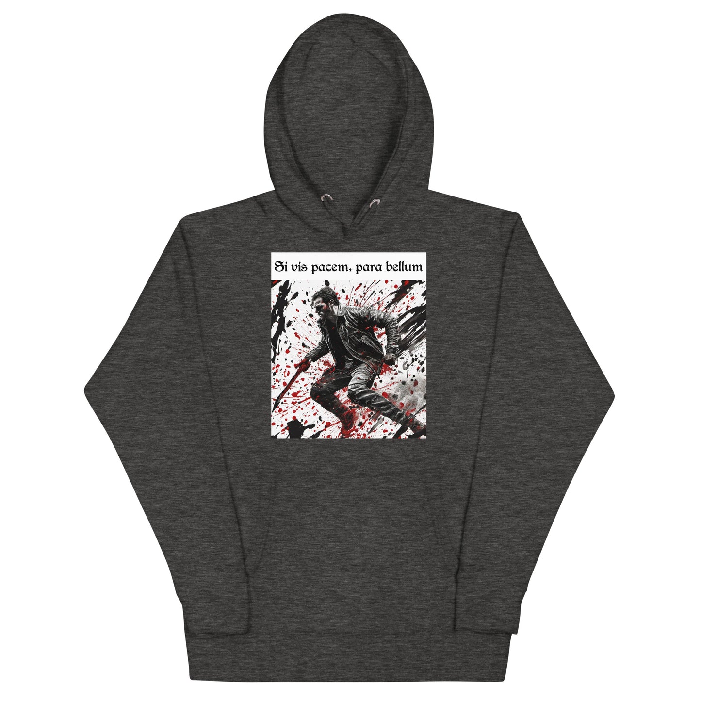 If You Want Peace, Prepare for War Men's Hoodie Charcoal Heather