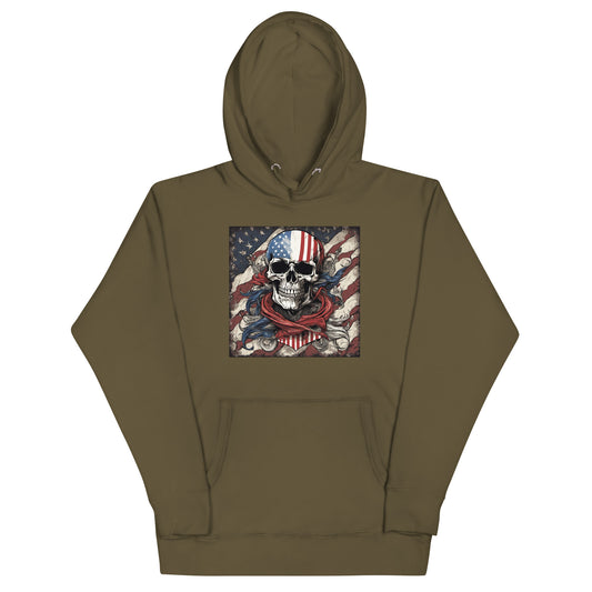 Red, White, & Blue Swashbuckler Hoodie Military Green