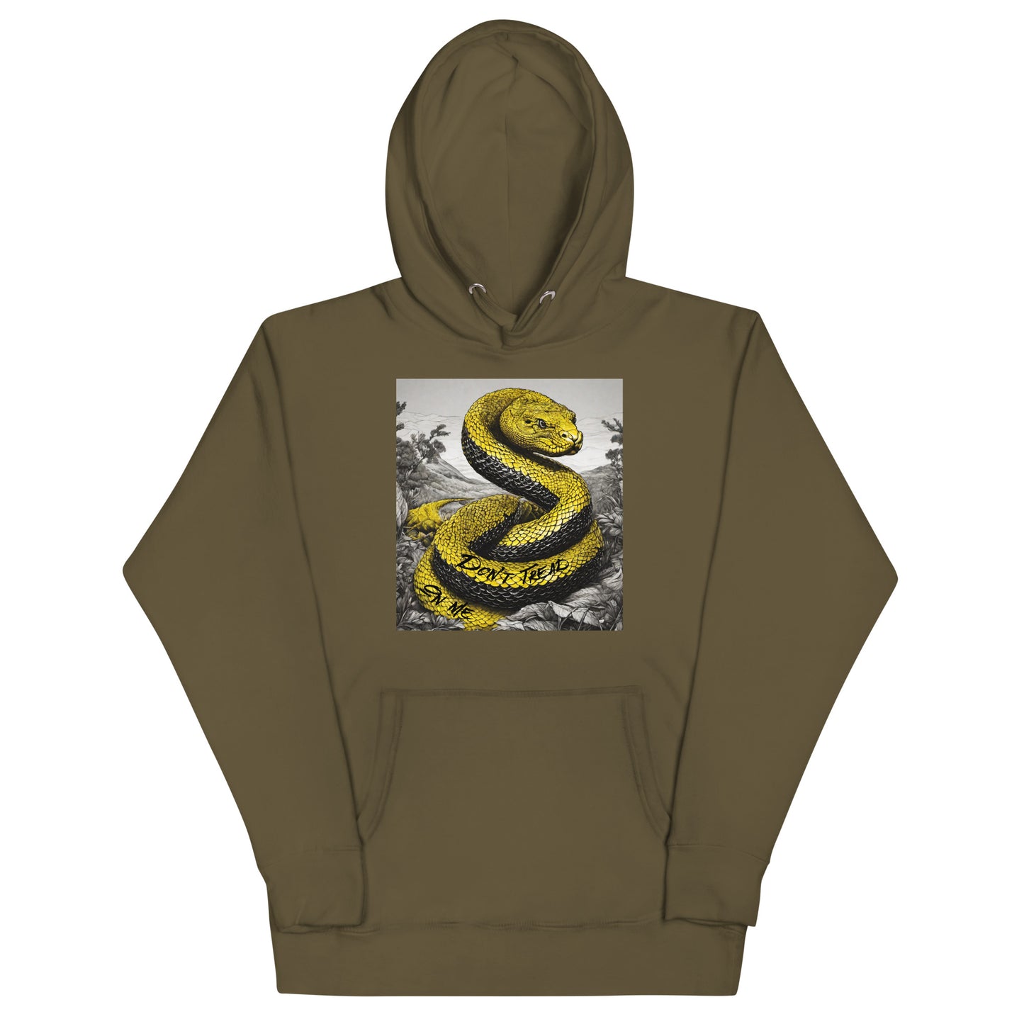 Don't Tread On Me Hoodie Military Green