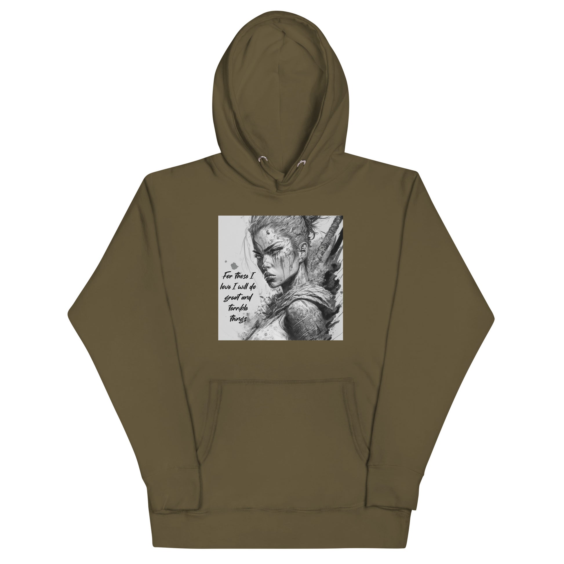 Great and Terrible Things Women's Hoodie Military Green