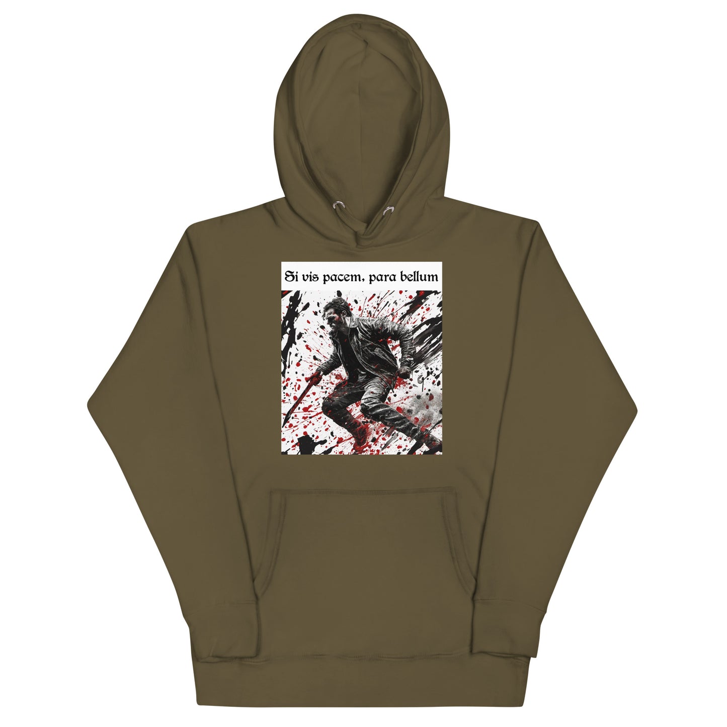 If You Want Peace, Prepare for War Men's Hoodie Military Green