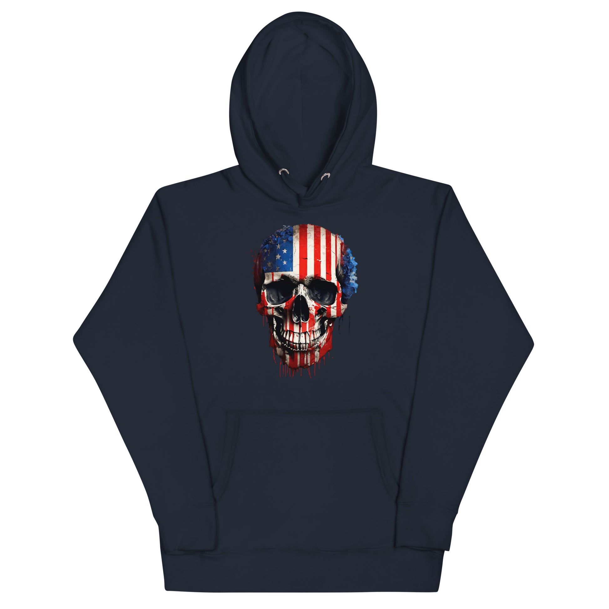 Skull Hoodie Navy Blazer