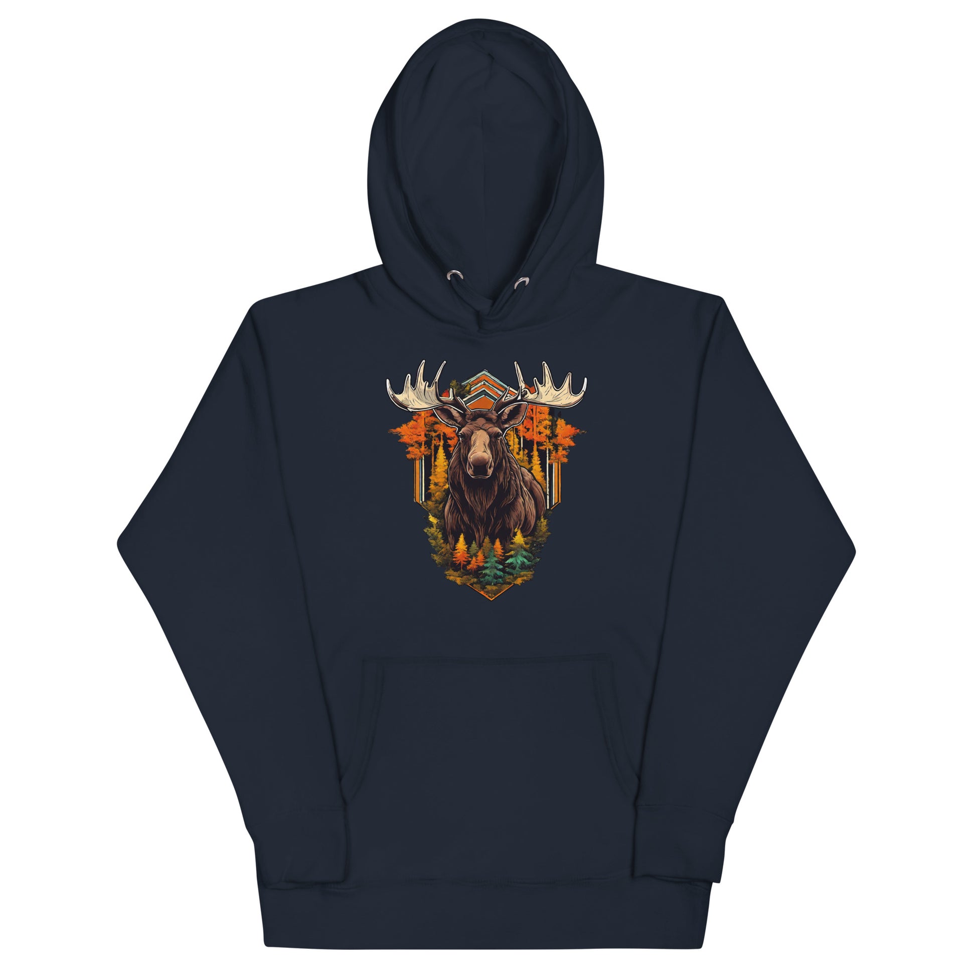 Moose & Forest Emblem Hoodie Navy Blazer