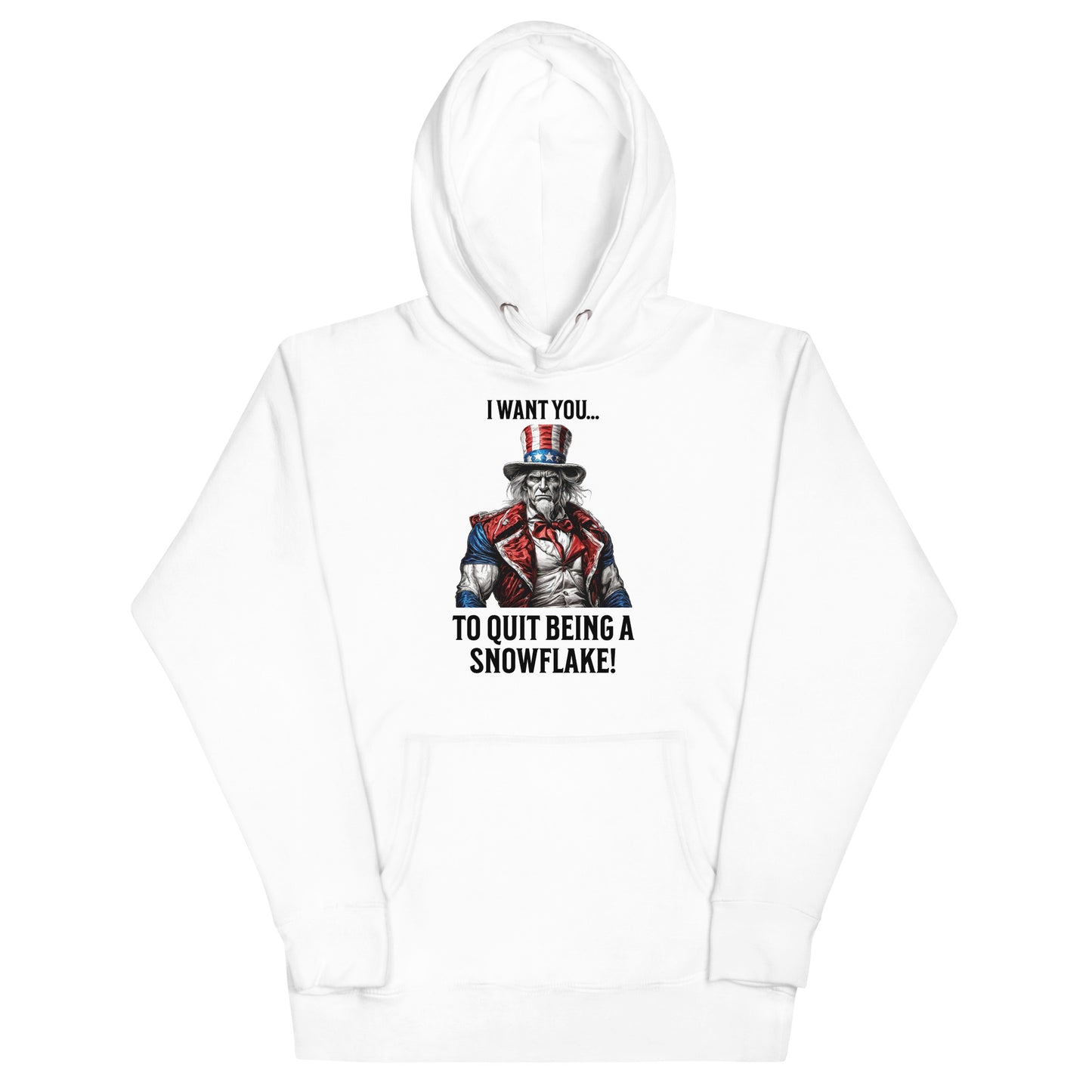 Quit Being a Snowflake Hoodie White