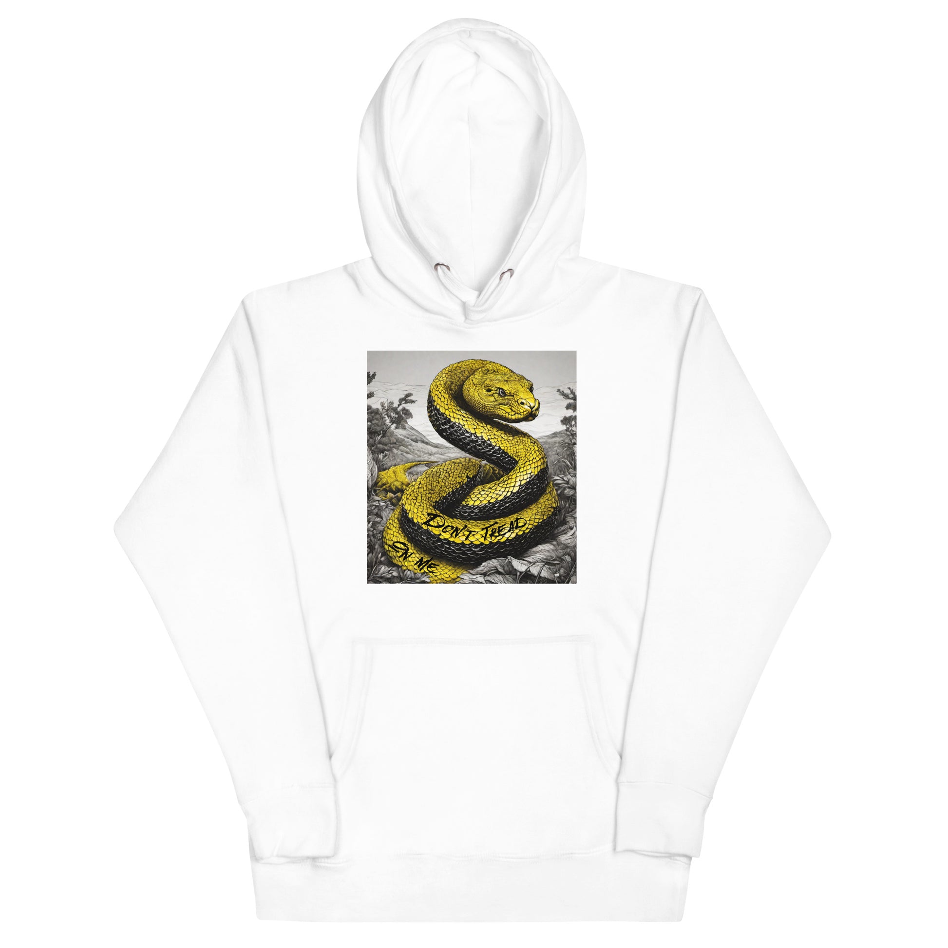Don't Tread On Me Hoodie White