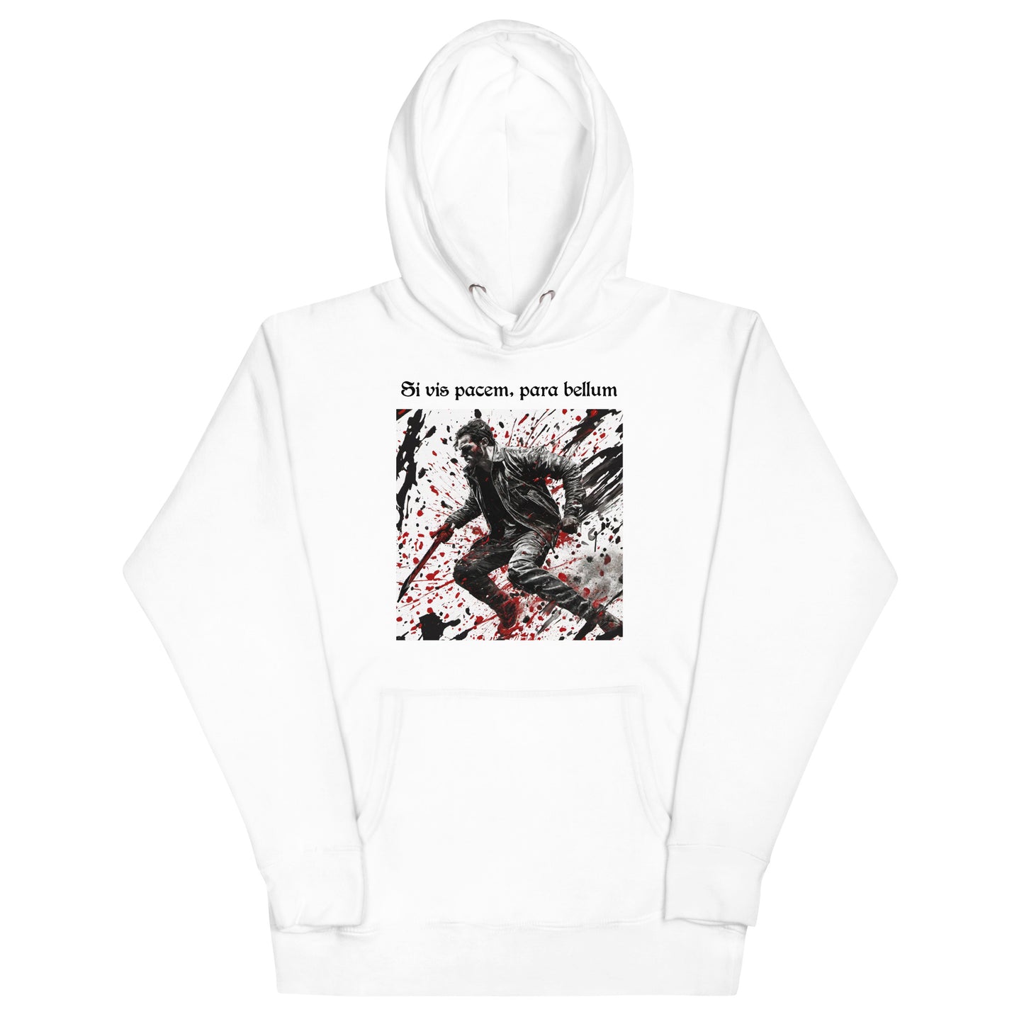 If You Want Peace, Prepare for War Men's Hoodie White