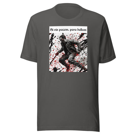 If You Want Peace, Prepare for War Men's Graphic T-Shirt Asphalt