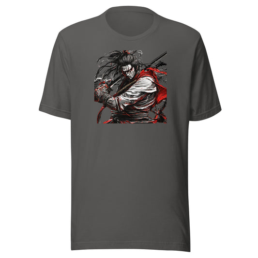 Graceful Warrior Men's Graphic T-Shirt Asphalt
