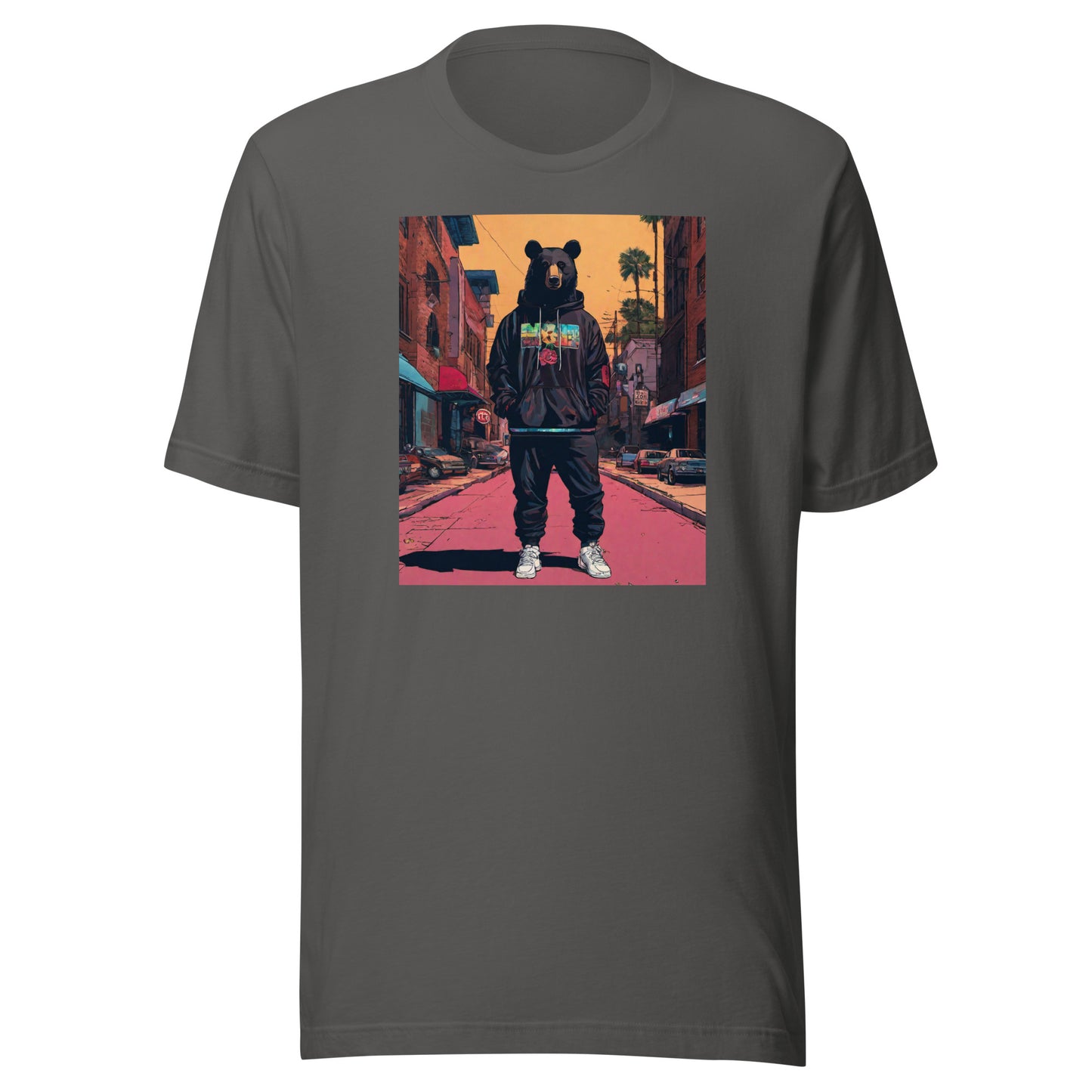 Urban Bear Men's T-Shirt Asphalt
