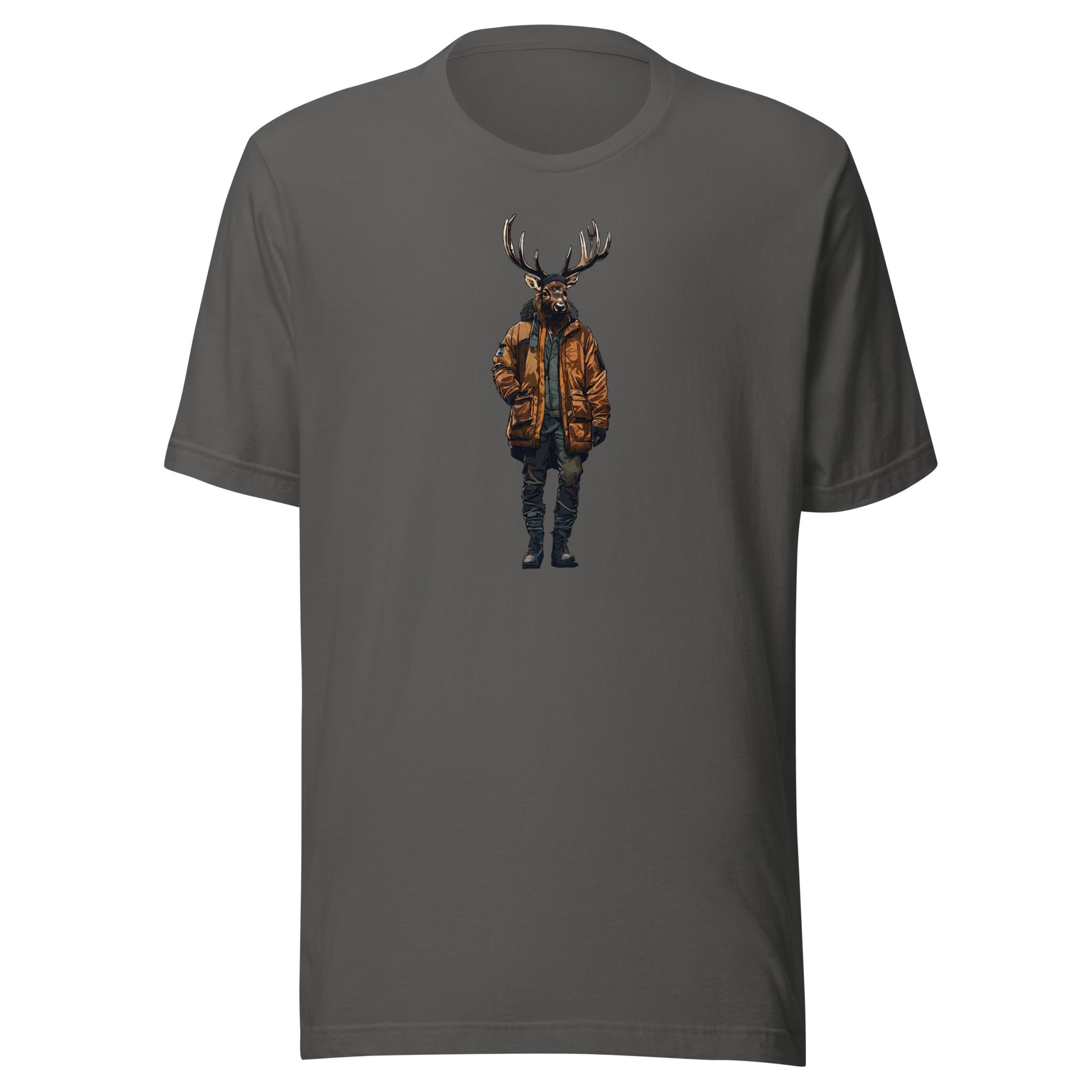 Urban Bull Elk Men's T-Shirt Asphalt