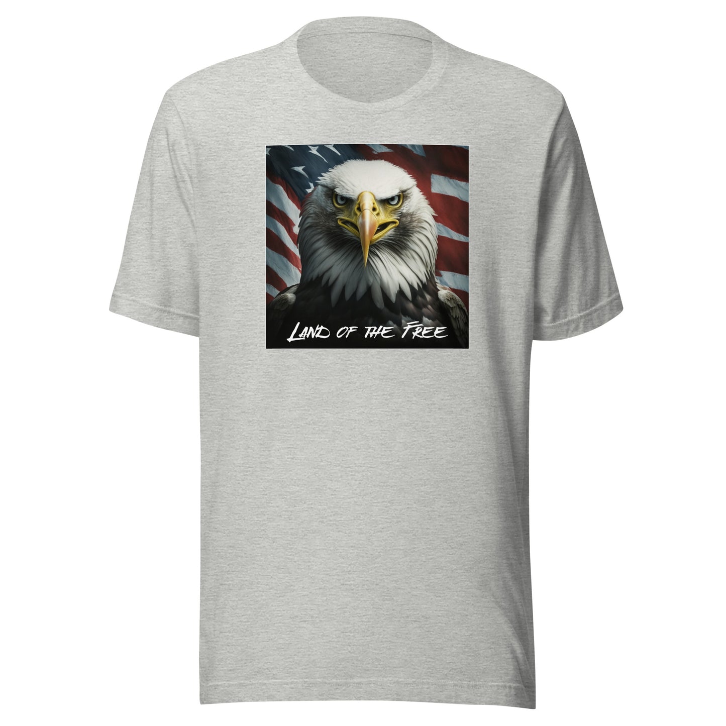 Land of the Free Graphic T-Shirt Athletic Heather