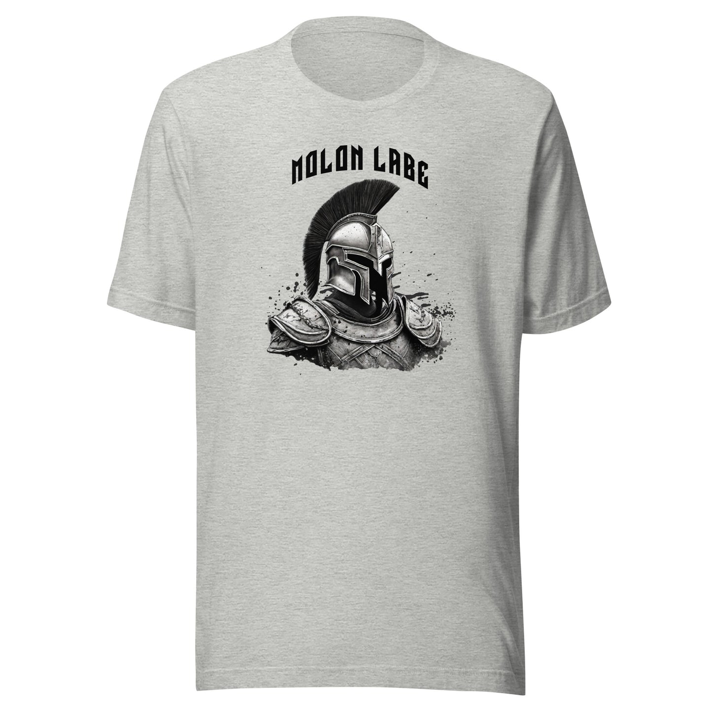 Molon Labe Spartan Graphic Men's T-Shirt Athletic Heather