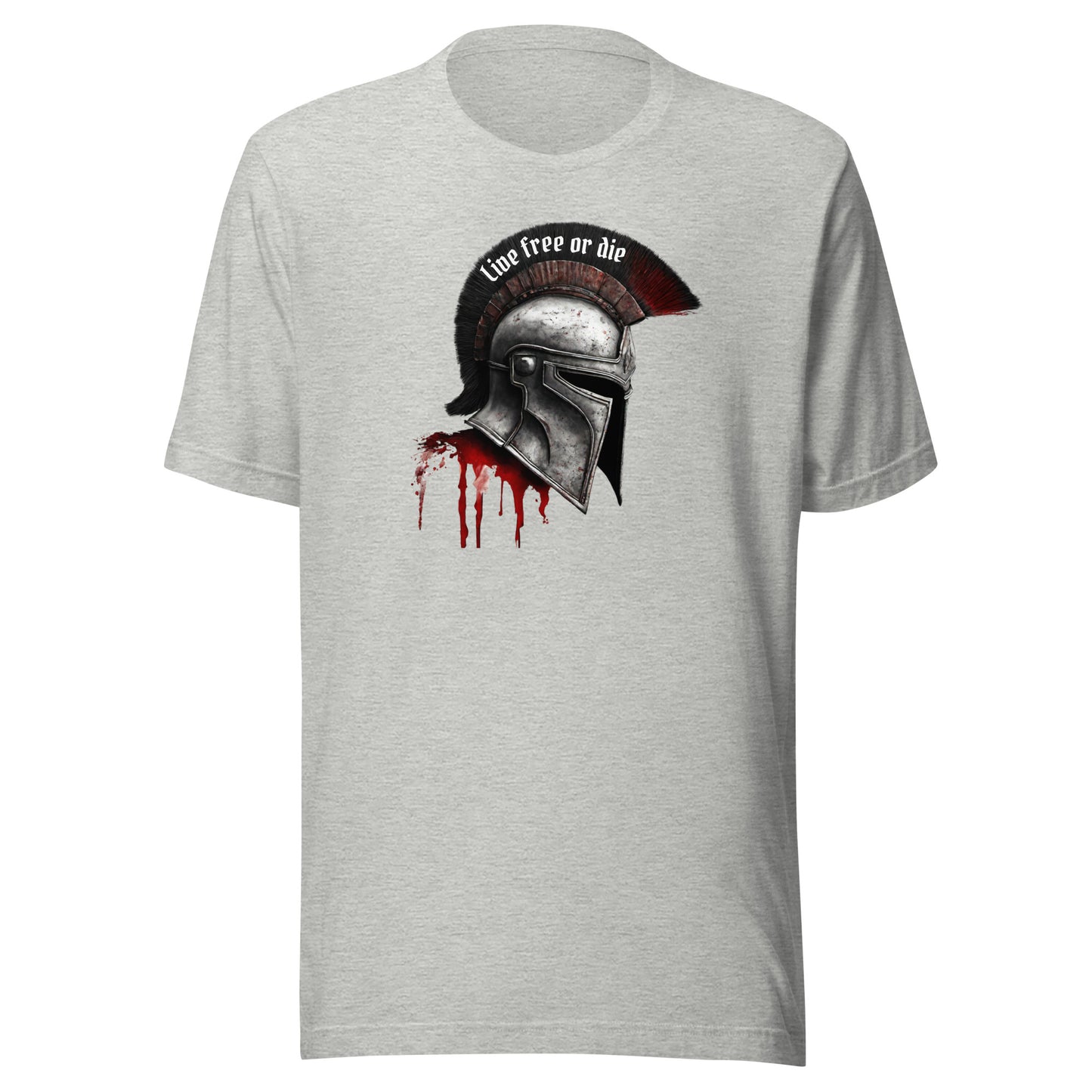 Live Free Spartan Men's Graphic T-Shirt Athletic Heather