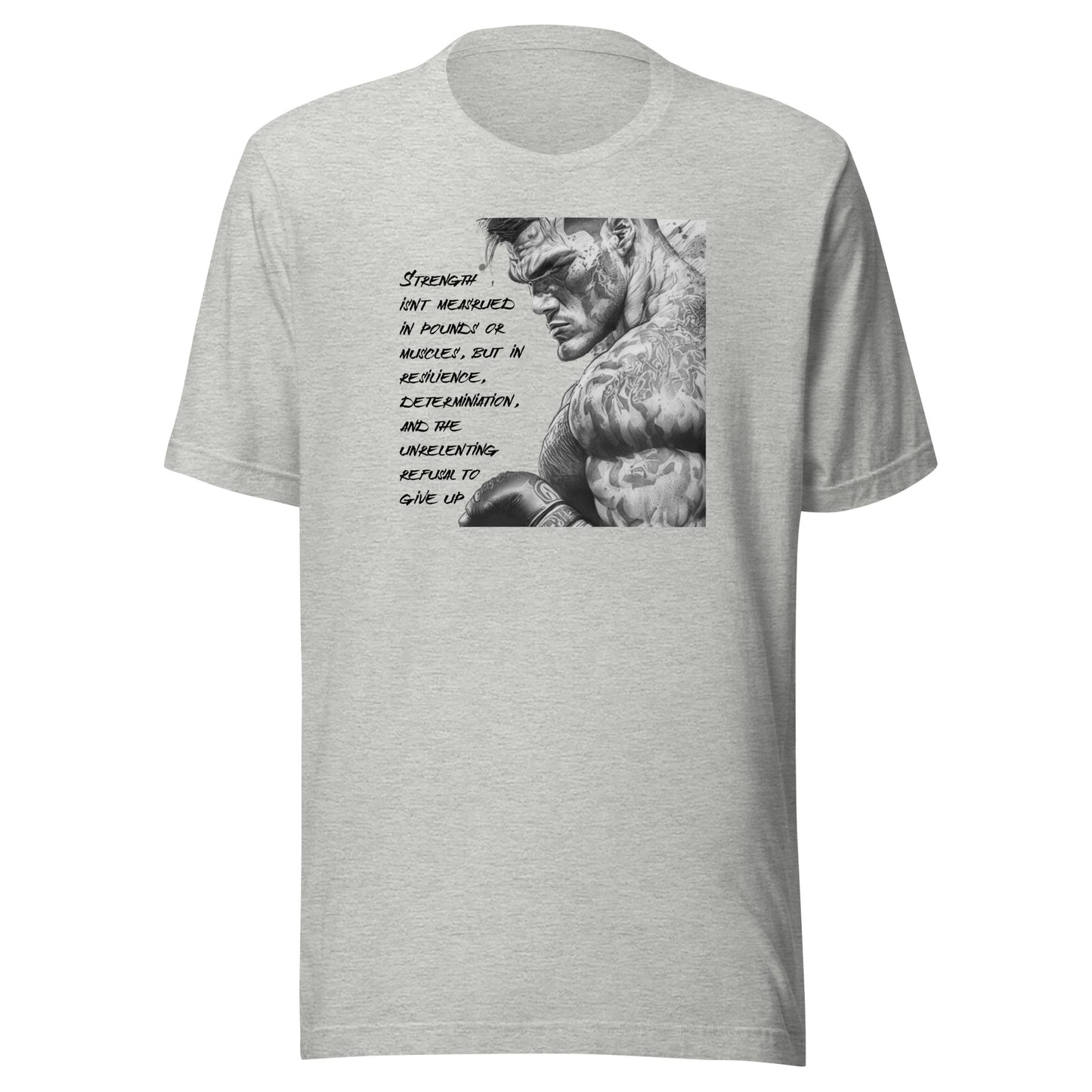 Strength and Determination Men's Graphic T-Shirt Athletic Heather