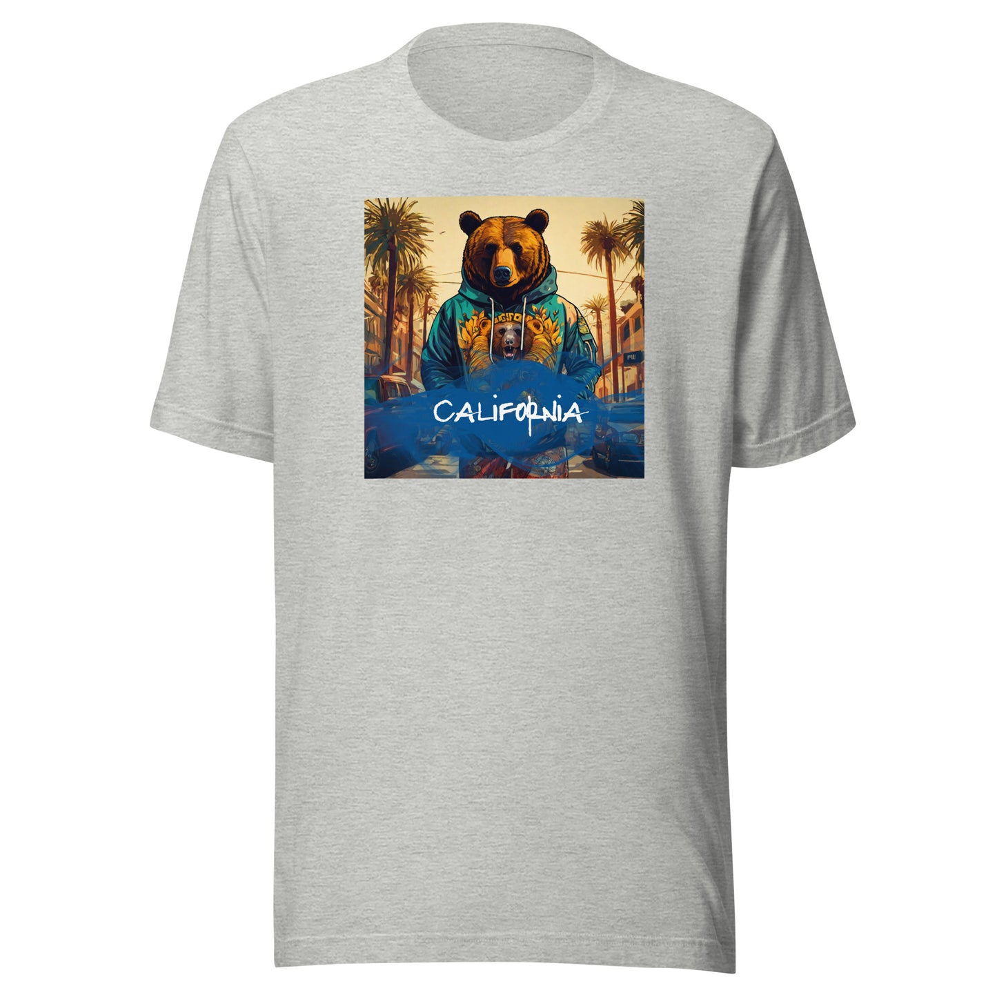 California Bear Men's T-Shirt Athletic Heather