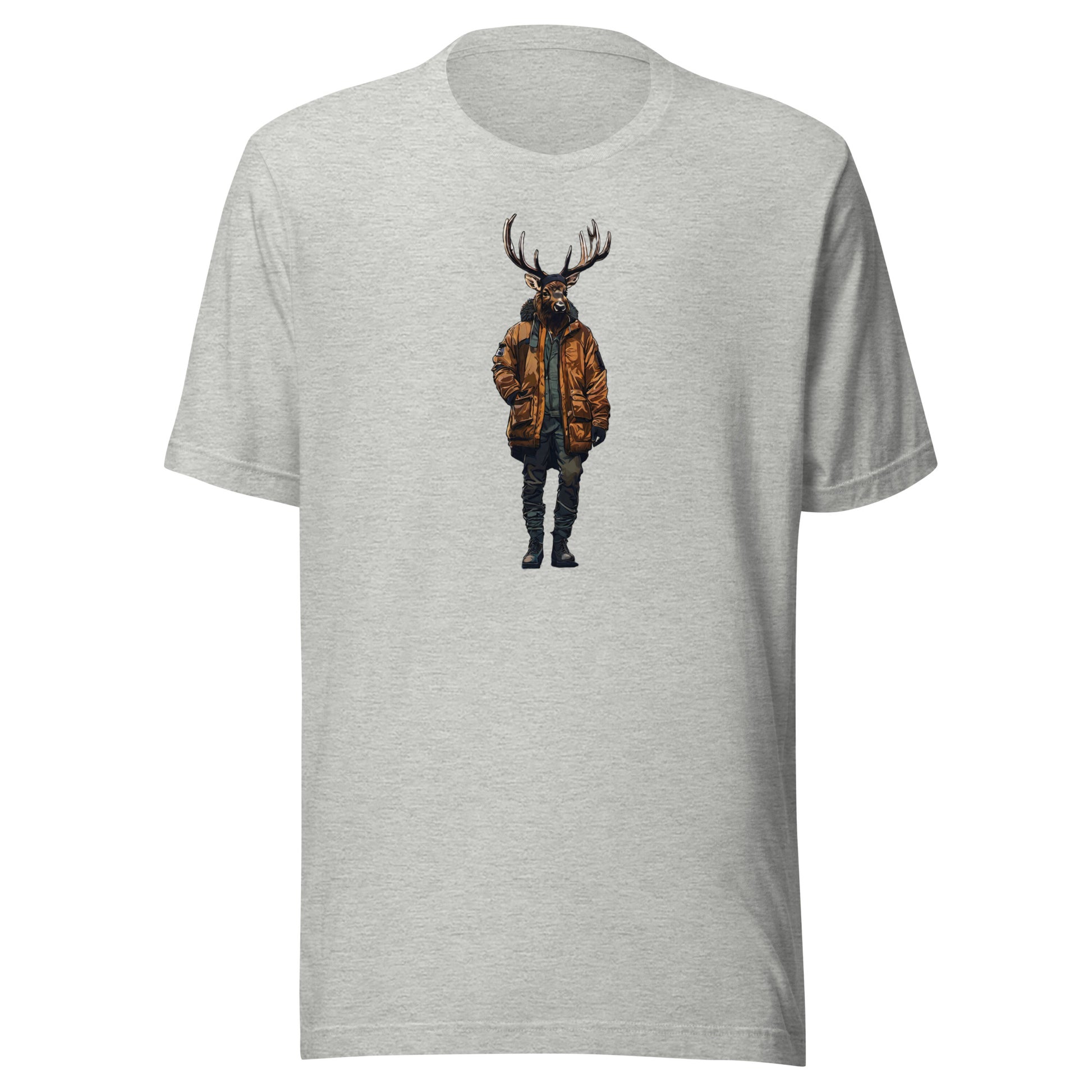 Urban Bull Elk Men's T-Shirt Athletic Heather