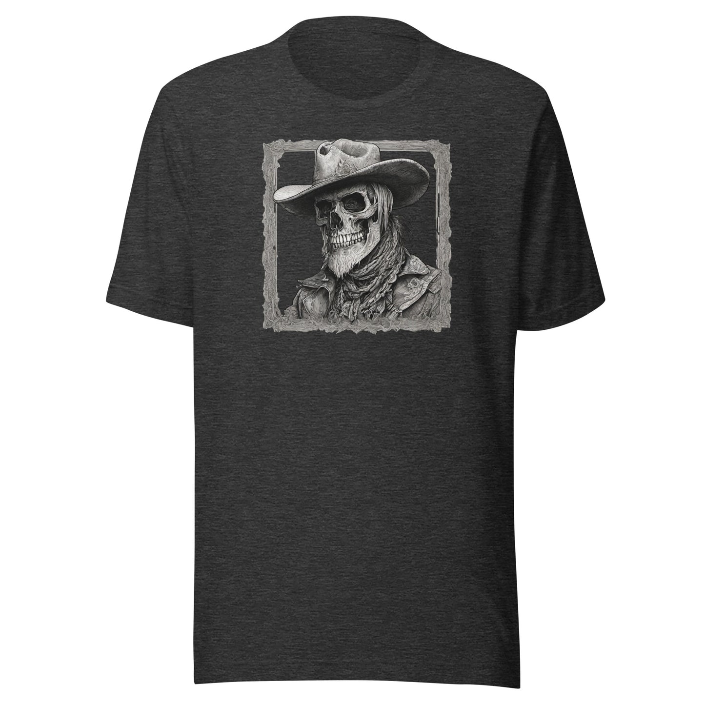 Cowboy Reaper Men's Graphic T-Shirt Dark Grey Heather