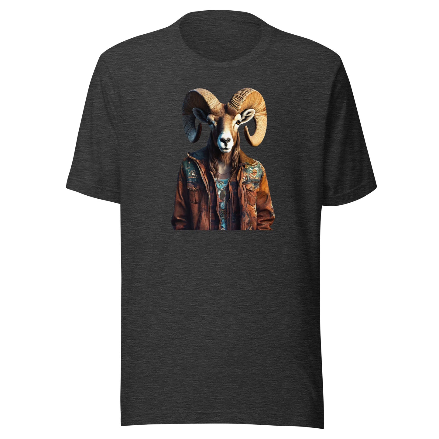 Bighorn Sheep Graphic T-Shirt Dark Grey Heather