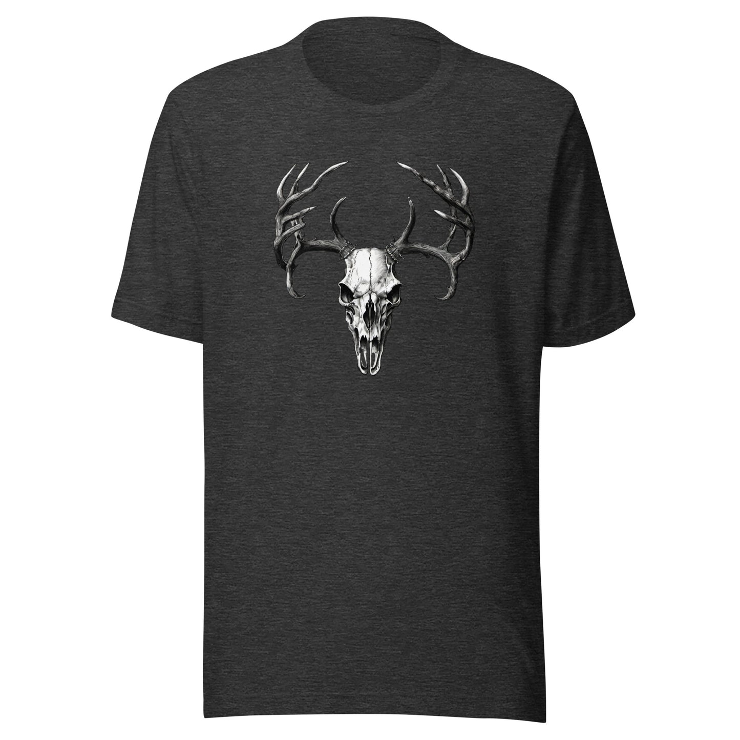Deer Skull Men's T-Shirt Dark Grey Heather