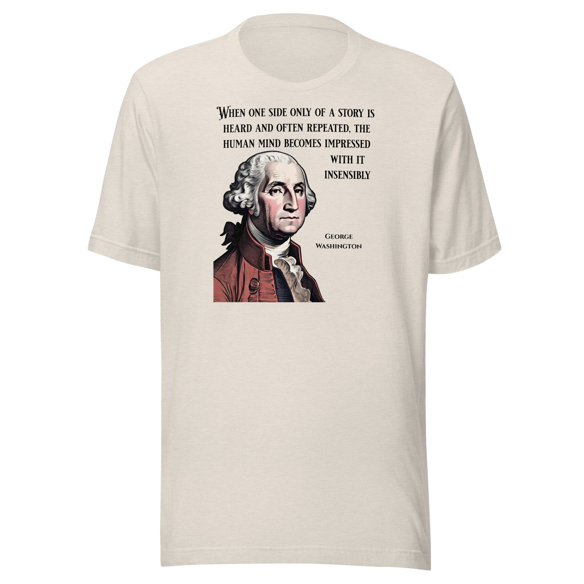 Washington's Wisdom Classic T-Shirt Heather Dust