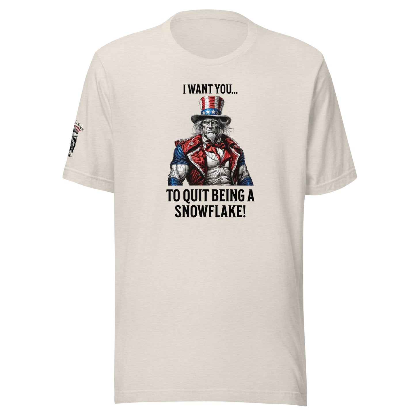 Quit Being a Snowflake Classic T-shirt Heather Dust