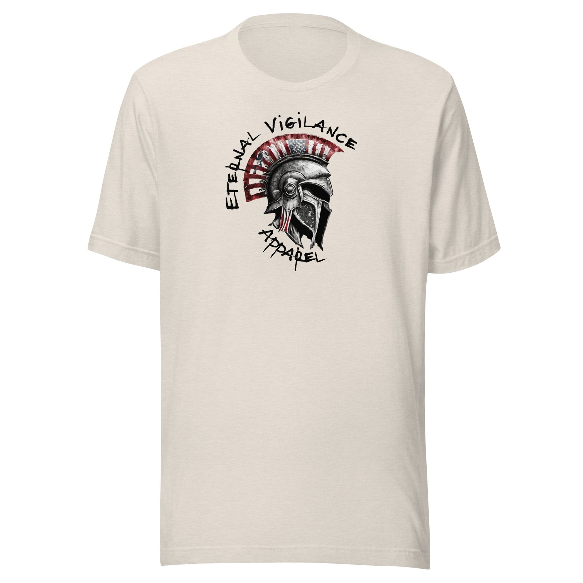 Eternal Vigilance Spartan Logo Classic T-Shirt Heather Dust