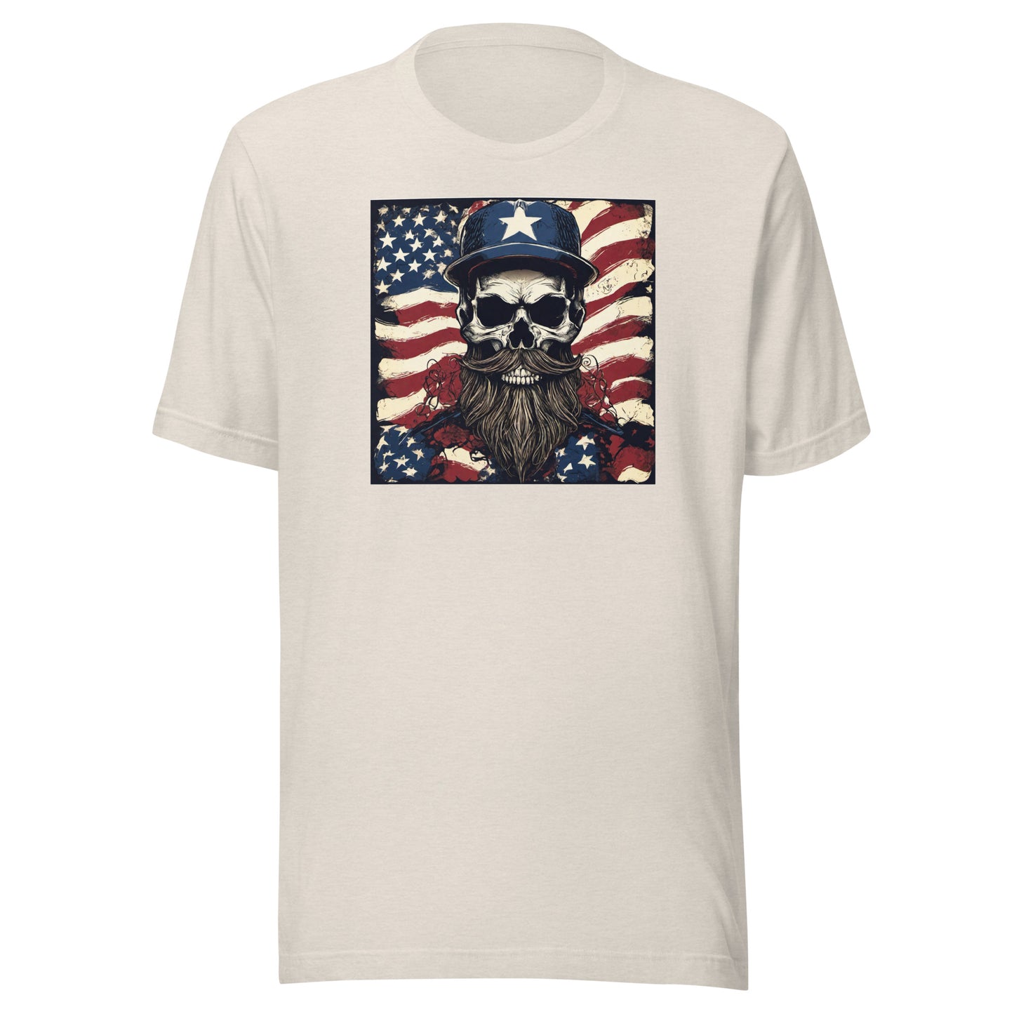 Handsome American Reaper Graphic T-Shirt Heather Dust