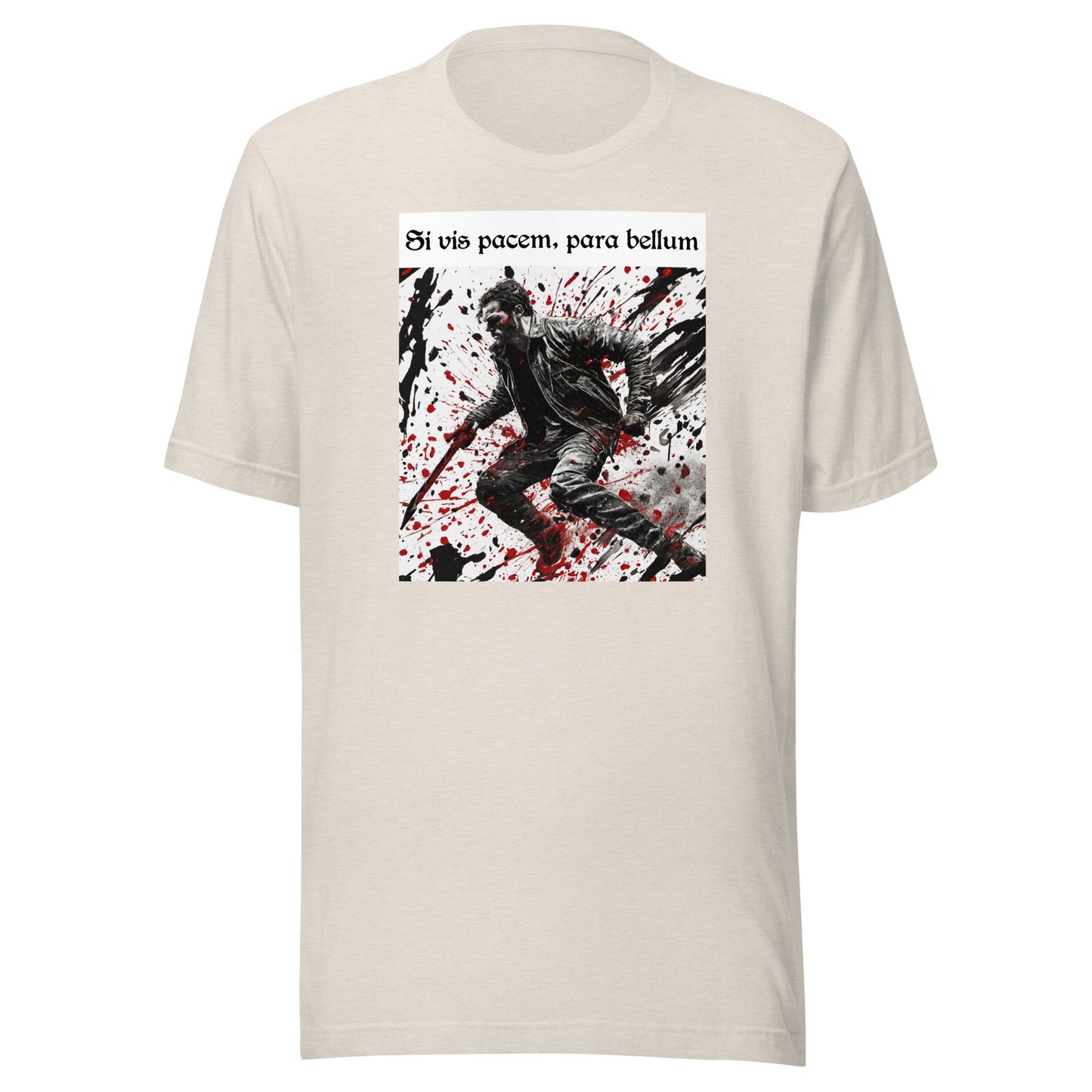 If You Want Peace, Prepare for War Men's Graphic T-Shirt Heather Dust
