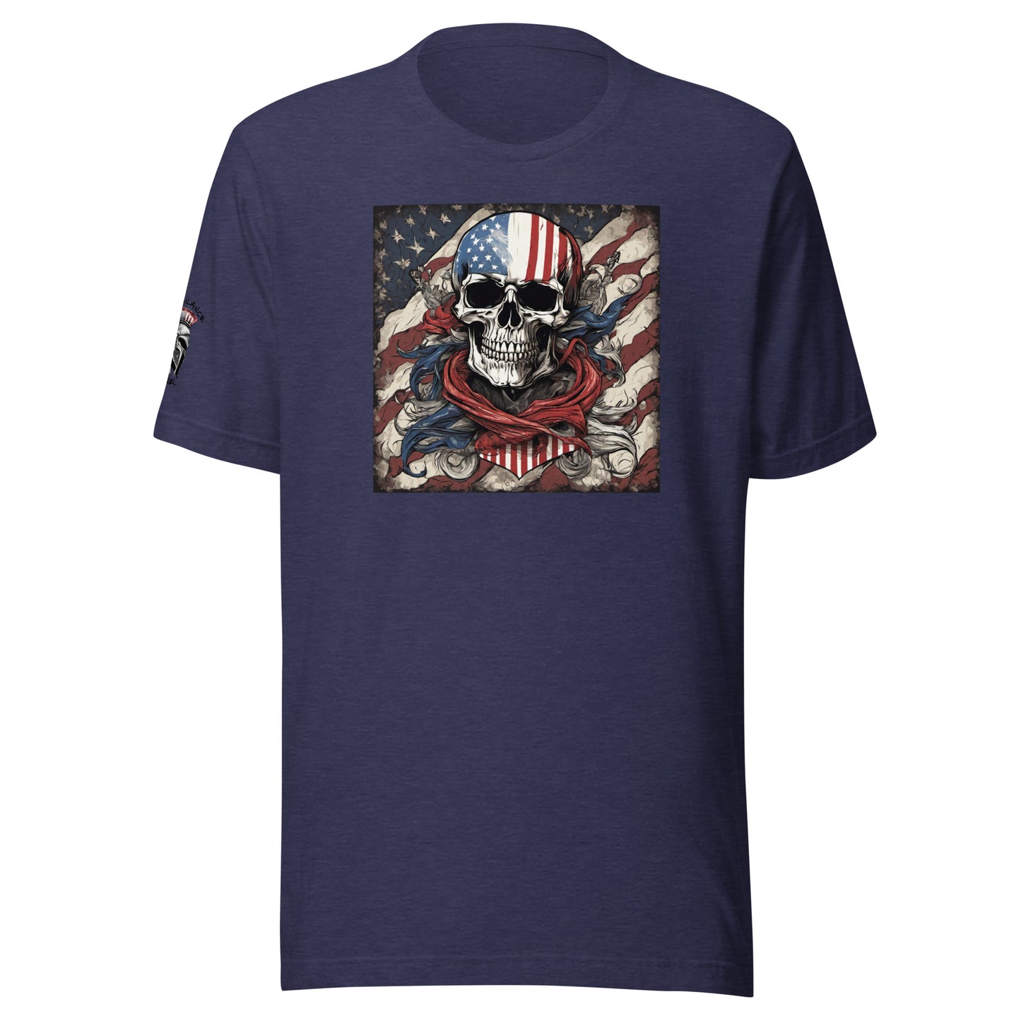 Red, White, & Blue Swashbuckler Classic T-Shirt Heather Midnight Navy