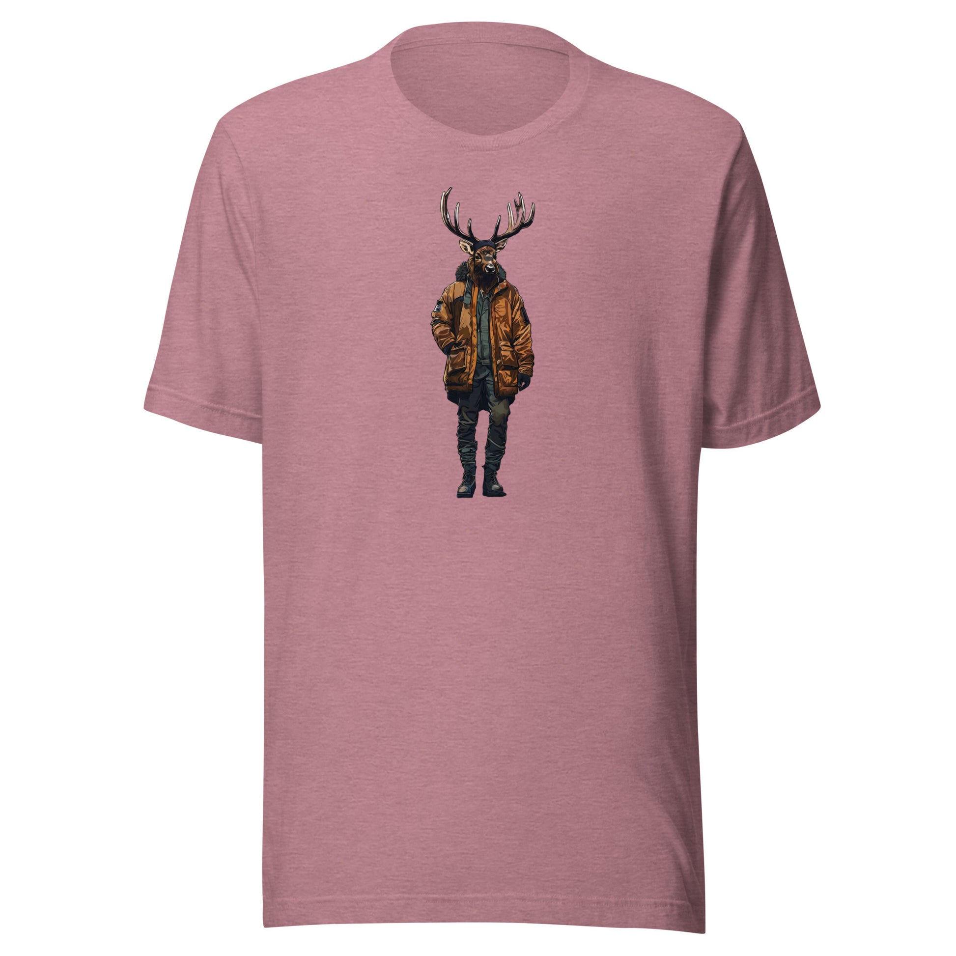Urban Bull Elk Men's T-Shirt Heather Orchid